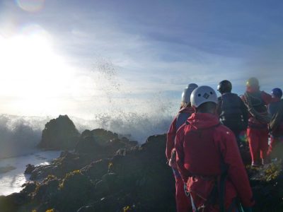 best coasteering cliff jump north wales