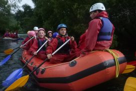 canoeing-lake-padarn Gwynedd uk
