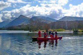 canoeing-lake-padarn snowdonia uk