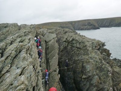 sea-level-zip-line-coasteering-Anglesey-uk
